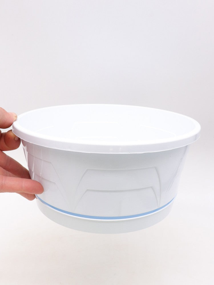 Vaso basso diametro 25 cm con sottovaso