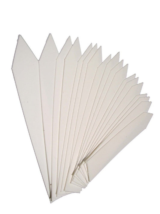 Cartellini bianchi 10 cm x 1,5 cm (50 pezzi)