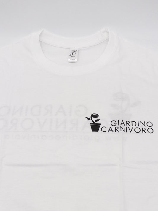 T-SHIRT BIANCA Giardino Carnivoro