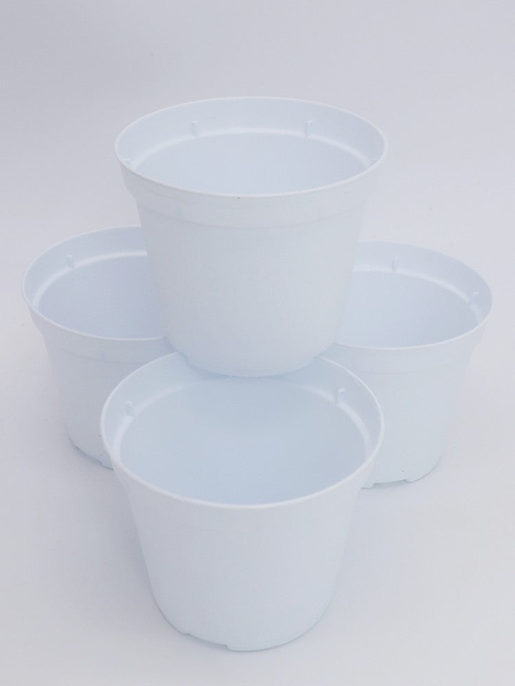 Vaso tondo bianco Ø 10 cm