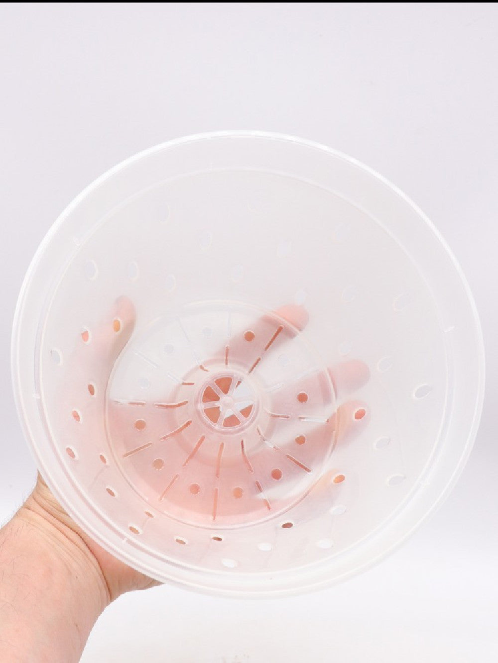 Vaso trasparente traforato 17 cm x 12 h