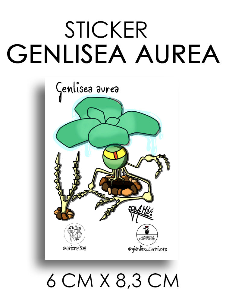 STICKER GENLISEA  6 CM X 8,3 CM