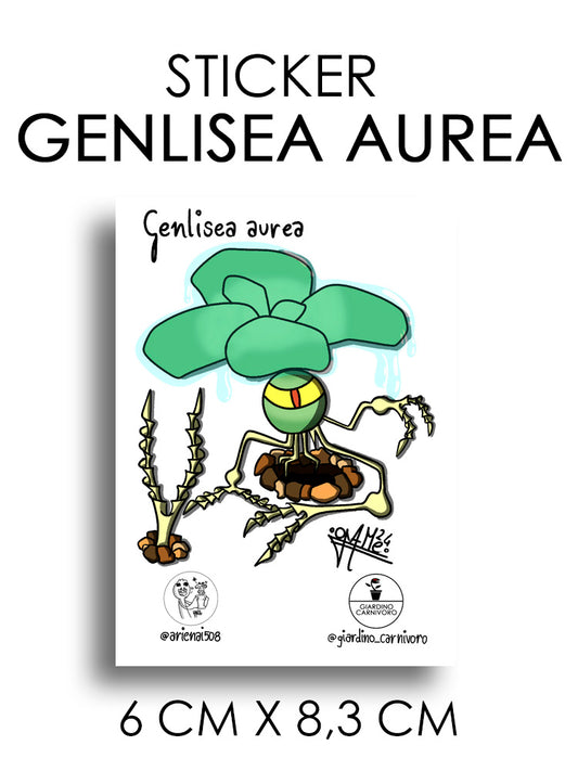 STICKER GENLISEA  6 CM X 8,3 CM