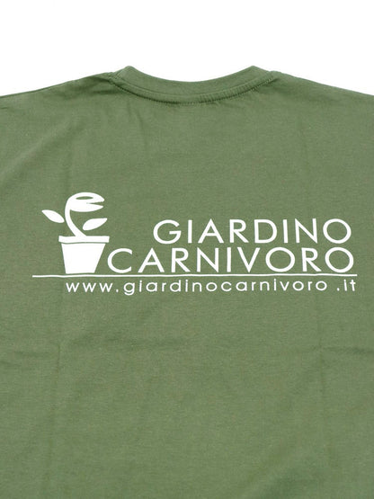 Salbeigrünes T-Shirt Fleischfressender Garten