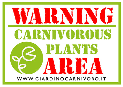 STICKER WARNING   14,8 cm x 21 cm