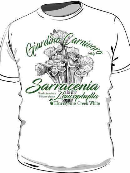 T-SHIRT DONNA  SARRACENIA LEUCOPHYLLA