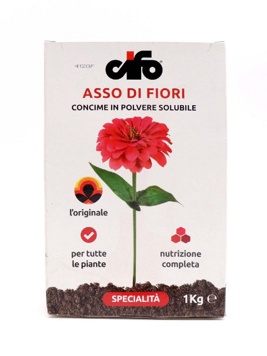 1 KG Concime solubile : Asso di fiori - CIFO