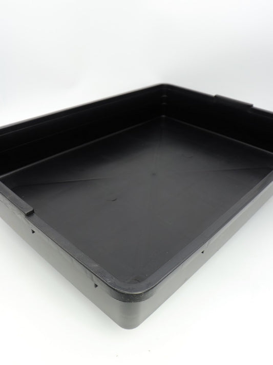 Sottovaso nero 60 x 40 x 8 cm