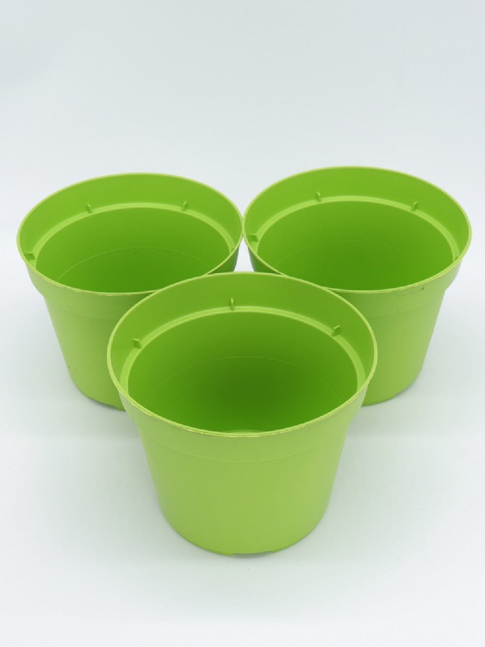 Vaso tondo Ø 14 cm  verde lime  3 pcs